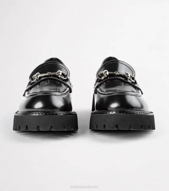 Slipper| de Tony Bianco Frauen Greer Freizeitschuhe Schwarz hochglänzend 4624581